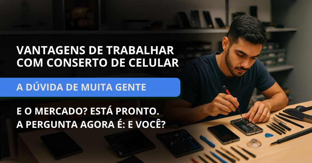 Vantagens de Trabalhar com Conserto de Celular Vantagens de Trabalhar com Conserto de Celular
