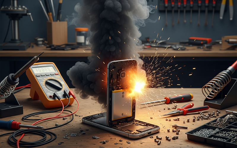 Explosão de bateria em assistência técnica: o alerta que todo técnico precisa ouvir 3 Aprenda Manutenção de Celular Online: Conserto desde Zero 2026