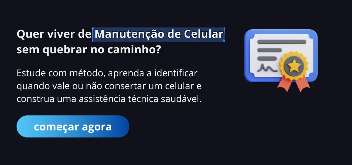 Curso de manutenção de celular para aprender quando vale ou não consertar um aparelho. Curso de manutenção de celular para aprender quando vale ou não consertar um aparelho.